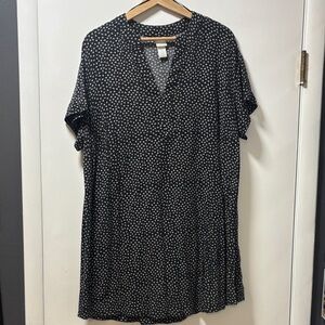 H&M Black and White Mini Dress